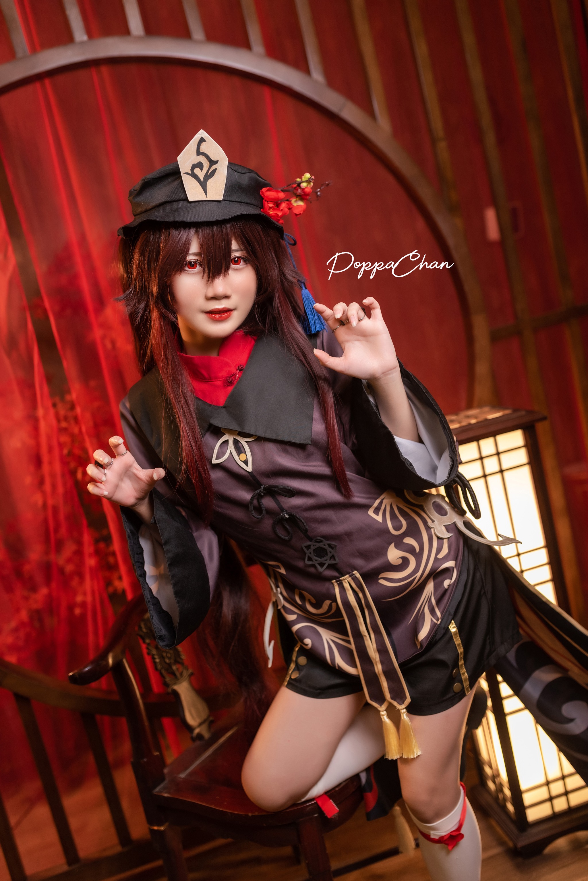 图片[1]-PoppaChan – NO.018 Hutao – Genshin Impact (NSFW – Sexy and Lewd content) [25P]-XikXak